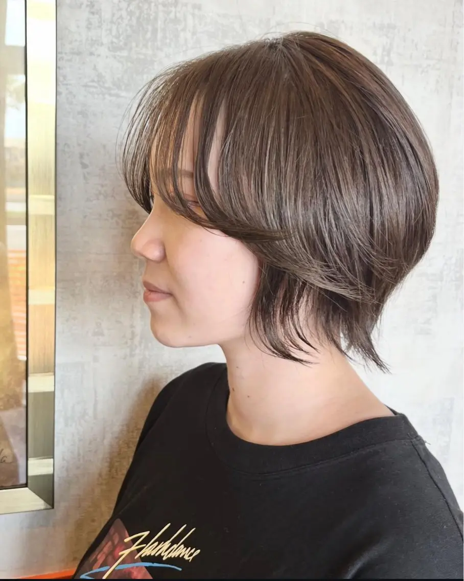 ショート ショートボブ ボブ ショートヘア ウルフカット 浅海 和孝のヘアスタイル