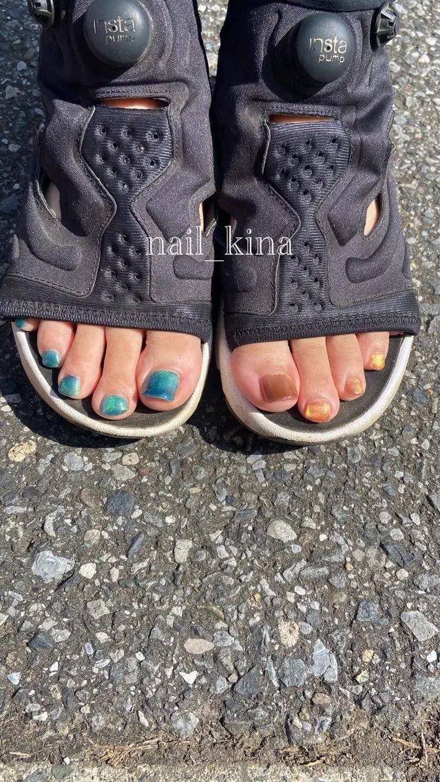 ネイル マグネットネイル nail_ kinaのネイルデザイン
