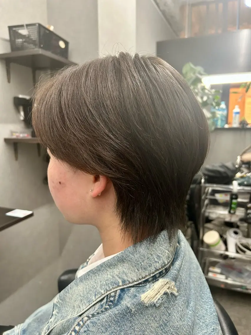 ショート パーマ カット パーマ ゲーマー美容師 KENTOのヘアスタイル