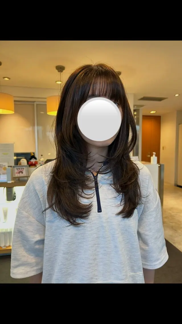 ロング 宮本 果凜のヘアスタイル