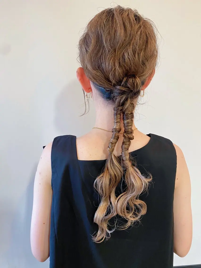 ヘアアレンジ 結婚式・ブライダル 簡単アレンジ @z(ｱｯﾄｾﾞｰ) fumikoのマツエク・マツパデザイン