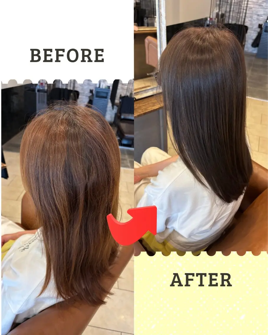 カラー アッシュ アッシュブラウン ブラウンカラー ヘアカラー 沖本 あやののヘアスタイル