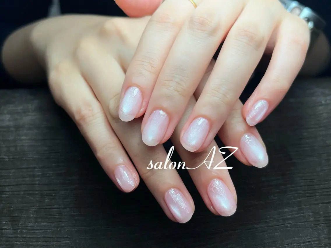 ネイル アートネイル 長さ出し フットネイル フレンチネイル ジェルネイル ハンドネイル salon AZのネイルデザイン
