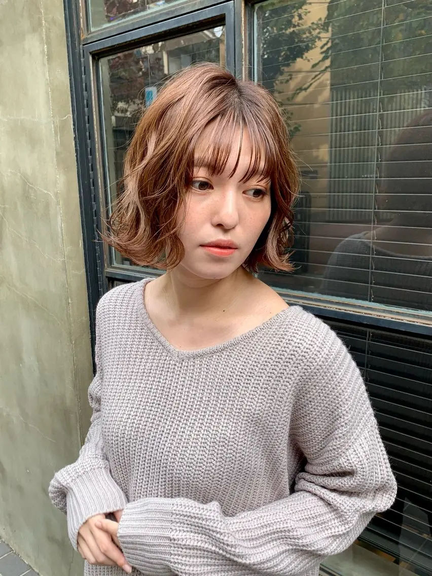 ショート カラー ブリーチ ダブルカラー ハイライトカラー 韓国風カラー ブリーチなしカラー カット ヘアカラー トリートメント ヘッドスパ ✨艶髪✨透明感✨ 山内大樹のヘアスタイル
