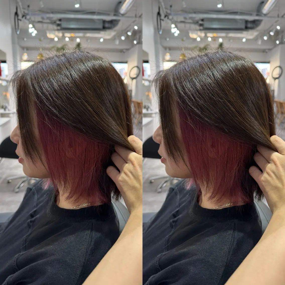 ショート ヘアカラー トリートメント 💎レイヤーカット× 髪質改善💎後藤陸のヘアスタイル