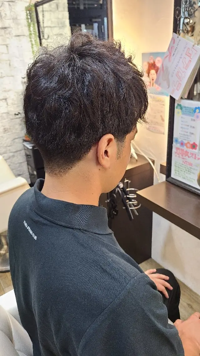 メンズ ショート カット ヘアカラー ヘッドスパ COTON浜町 sayakaのヘアスタイル