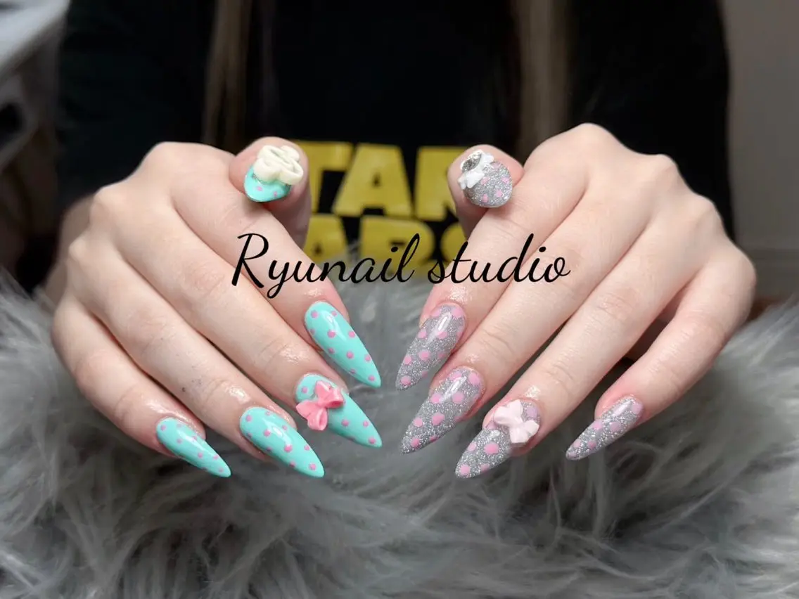ネイル アートネイル ジェルネイル マグネットネイル ニュアンスネイル シンプルネイル ハンドネイル Ryu nail studioのネイルデザイン