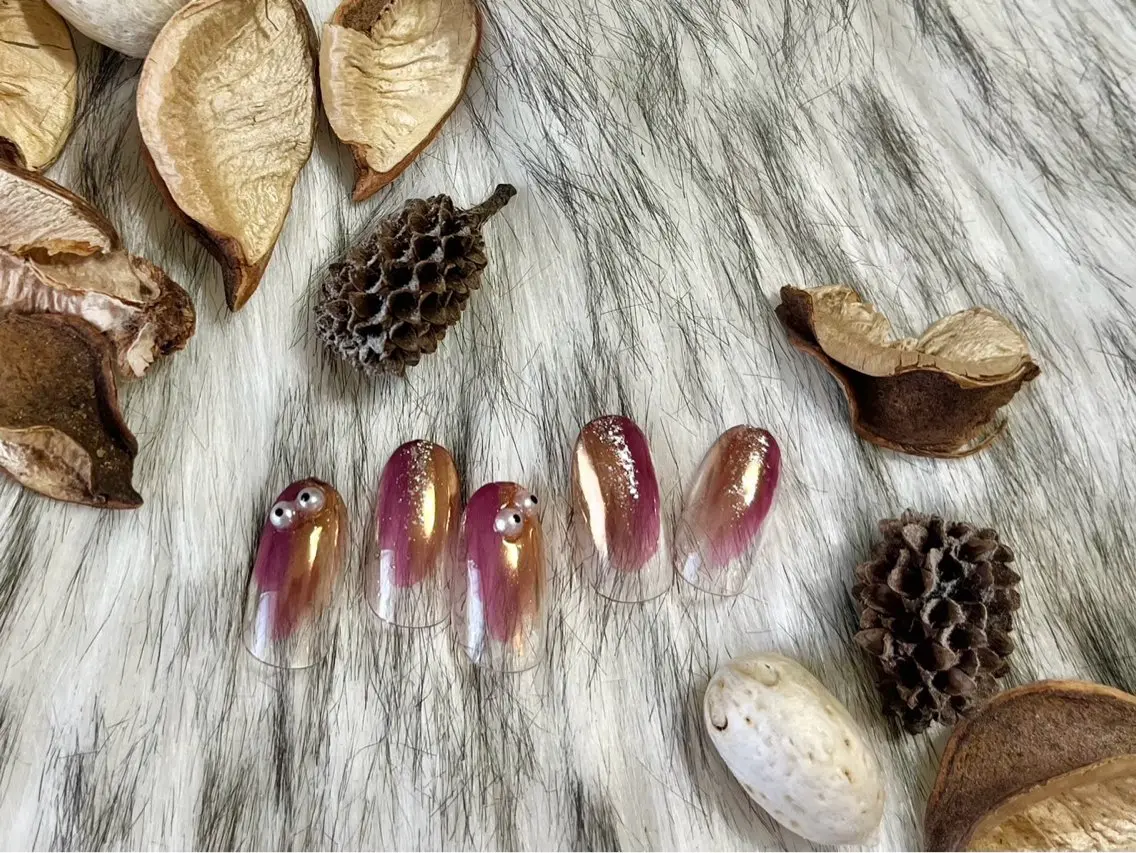 ネイル ジェルネイル ハロウィン メンズネイル パラジェル ワンホンネイル kiki nail &brow二子玉川のネイルデザイン