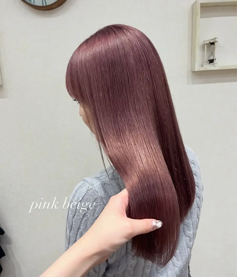 セミロング ヘアカラー トリートメント N°+aero 🤍ユメのヘアスタイル
