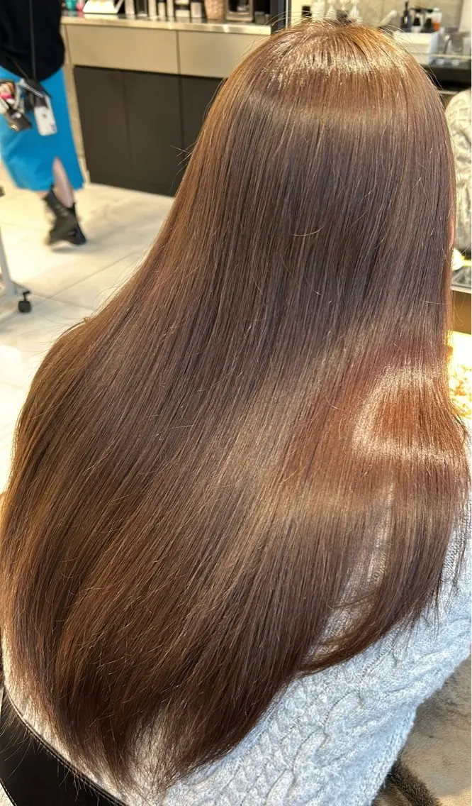 ロング カラー ベージュカラー トリートメント にった みずきのヘアスタイル