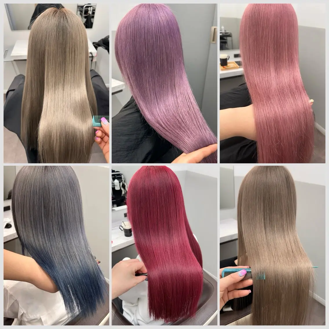ロング カラー 薄田 珠美のヘアスタイル