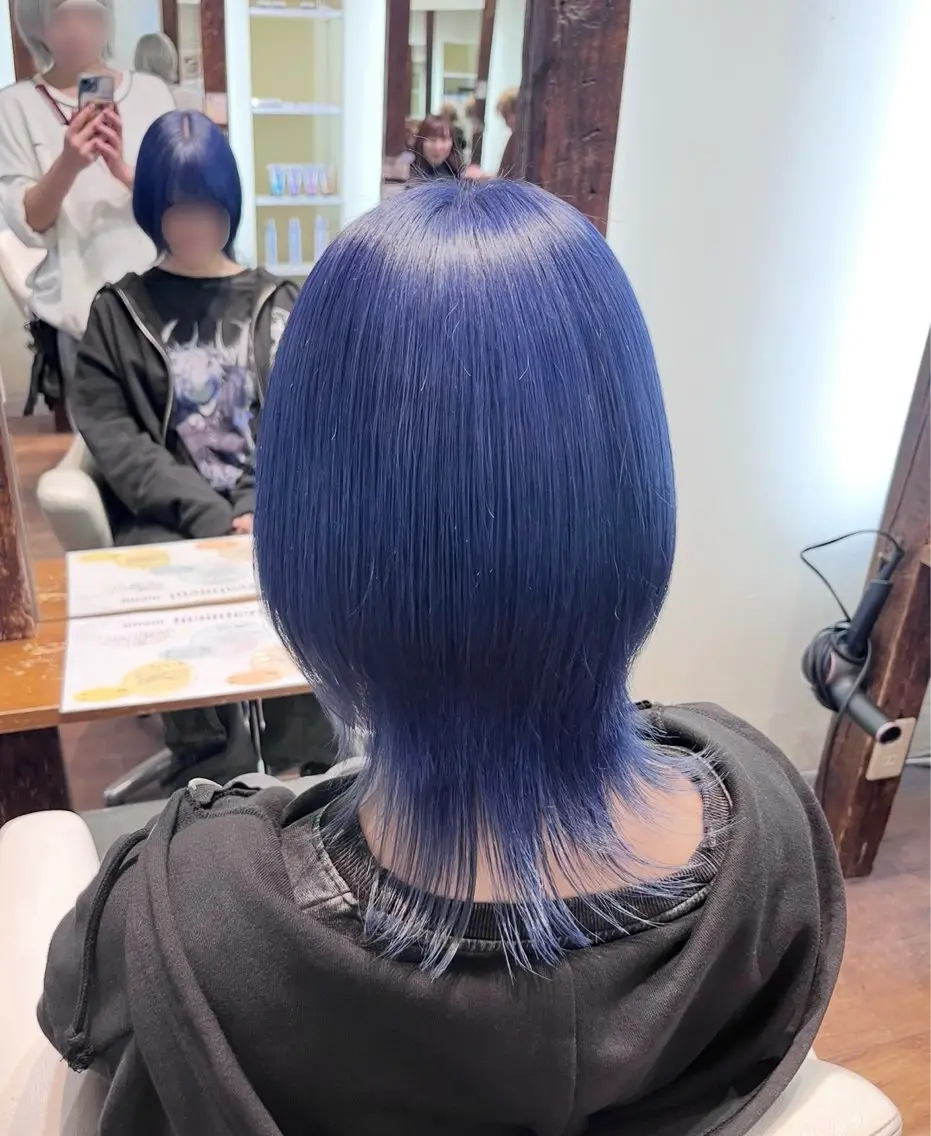 ミディアム ヘアカラー トリートメント ヘッドスパ 角田 満帆のヘアスタイル