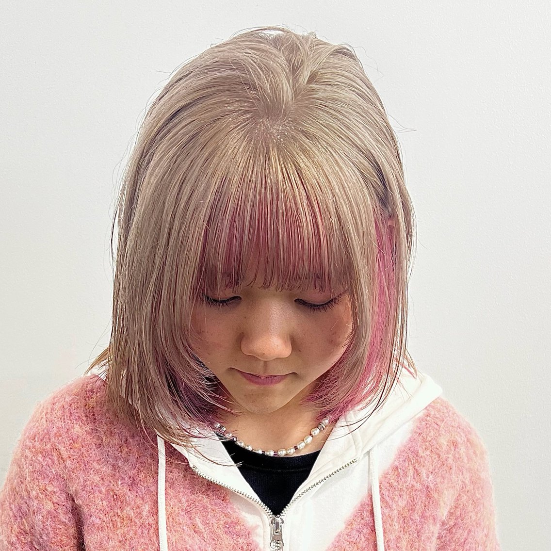 ミディアム カラー 🪞盛れるハイトーン 🎀/ももかのヘアスタイル