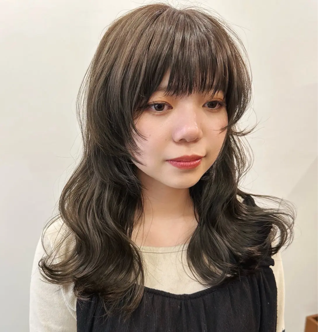 ナチュラル透明感カラーの写真