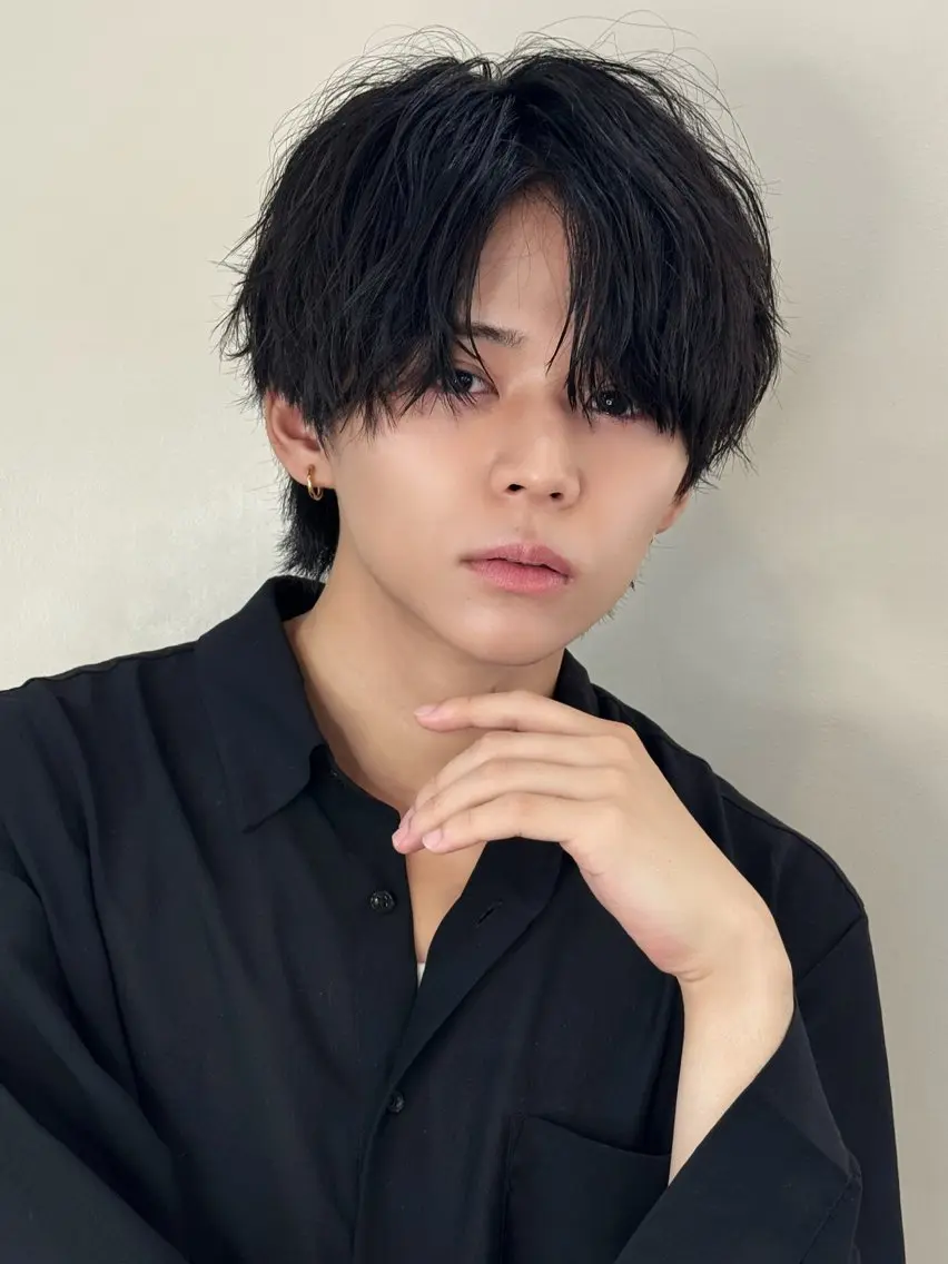 ショート カット パーマ トリートメント ヘアセット 佐藤景流/自由が丘で 叶う髪質改善/メンズのヘアスタイル