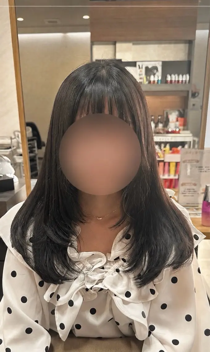ロング ロングレイヤー レイヤーカット ロング 森本 美音のヘアスタイル