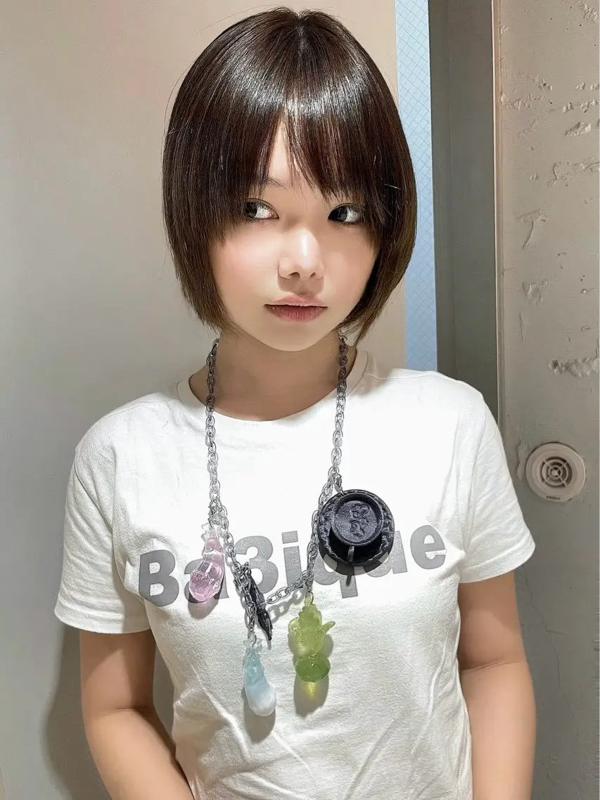 ショート ショートボブ ボブレイヤー ボブ レイヤーカット ショートヘア 抜け感ショートボブ/ レイヤーkoukiのヘアスタイル