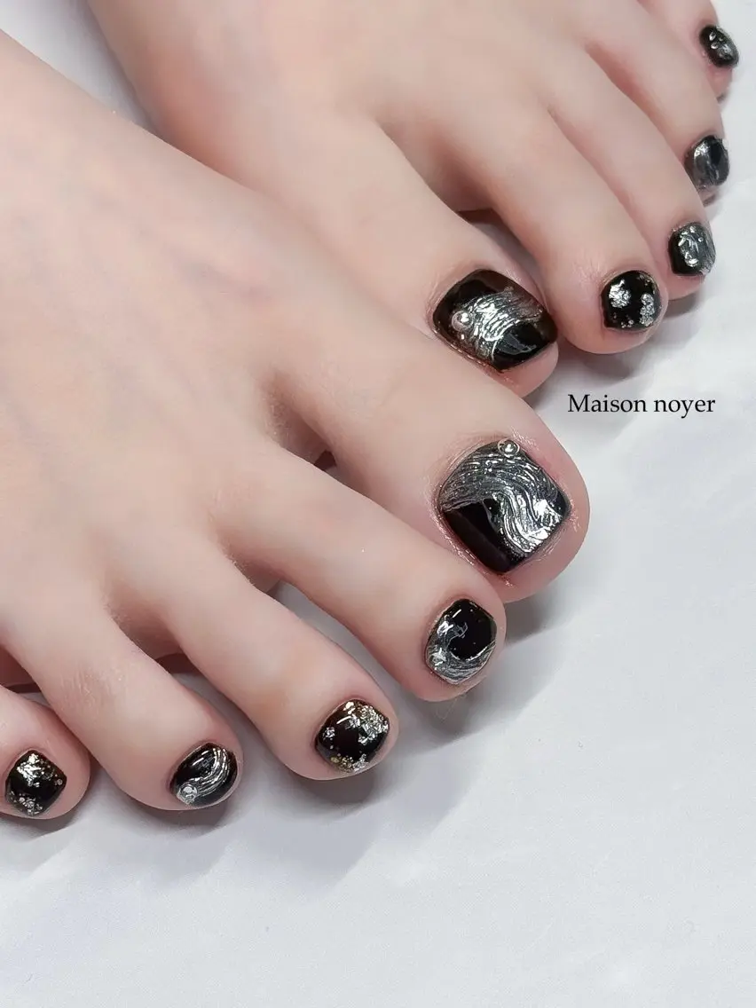 ネイル フットネイル Maison noyerのネイルデザイン