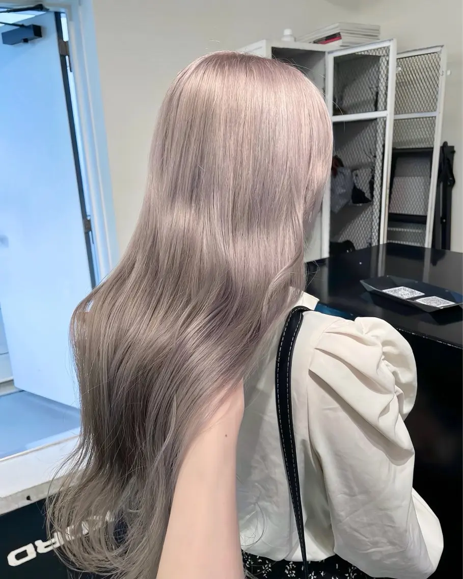ロング カラー ヘアカラー トリートメント ヘッドスパ NENE/GARTE 代官山/渋谷のヘアスタイル