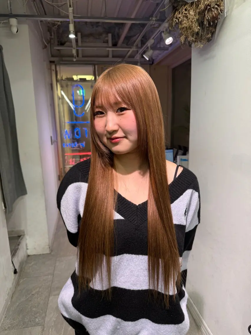 ロング エクステ miwa 🖤のヘアスタイル