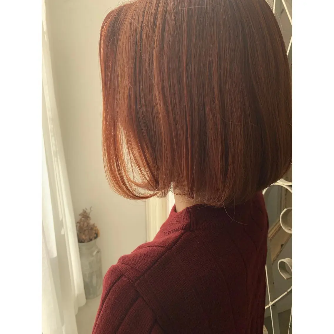 ミディアム カラー fio マナミのヘアスタイル