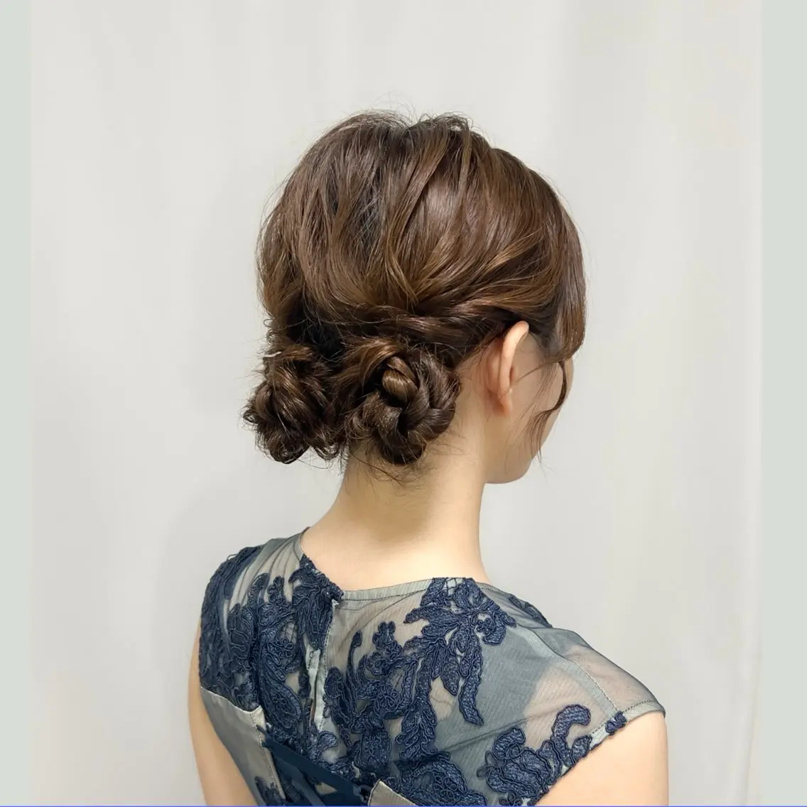 ヘアアレンジ お団子ヘア ヘアセット 川崎ヘアメイク🪞 CHATEAUのヘアスタイル