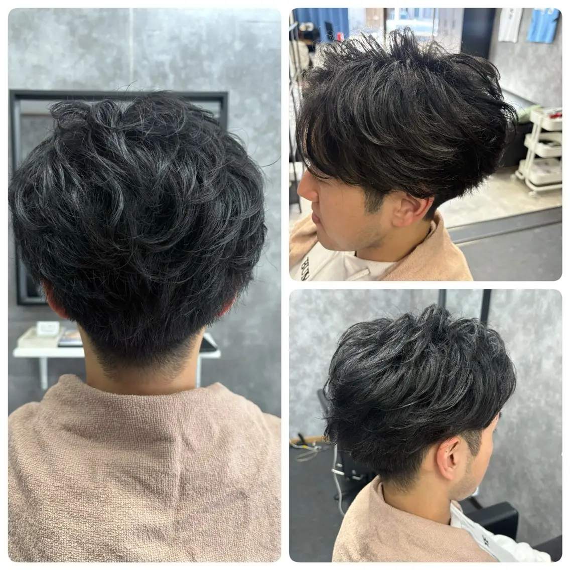 パーマ メンズ メンズパーマ ニュアンスパーマ カット パーマ ヘアーメイクマロン ヘアーメイクマロンのヘアスタイル