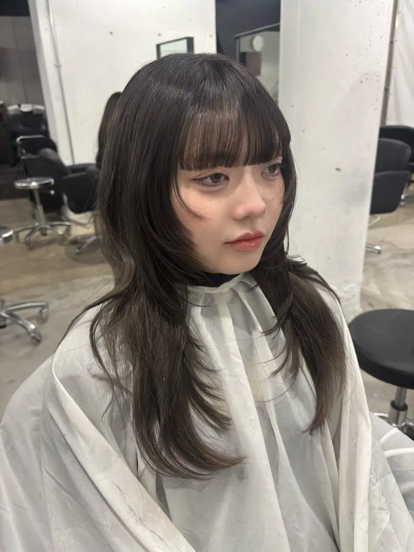 ロング カット ヘアカラー ⭐︎似合わせカラー /レイヤー✩momoのヘアスタイル
