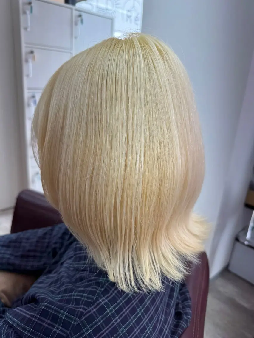 ミディアム カラー ヘアカラー 🌿佐山 絵梨佳🌿 Recharme新保のヘアスタイル