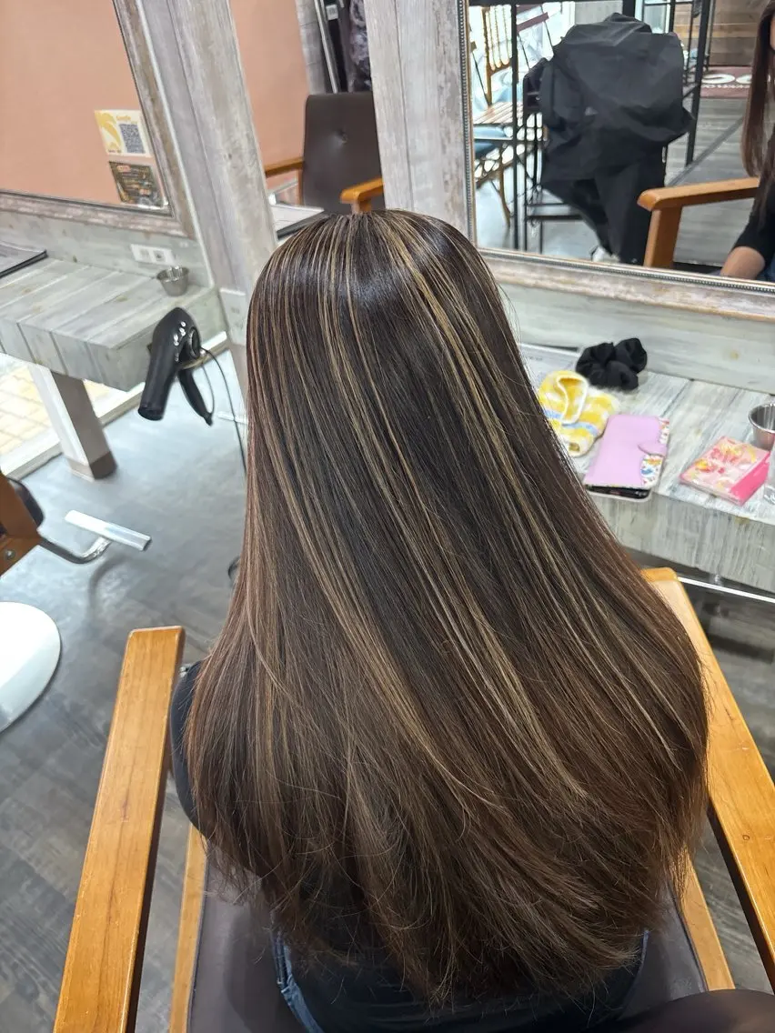 セミロング 須永 聖也のヘアスタイル