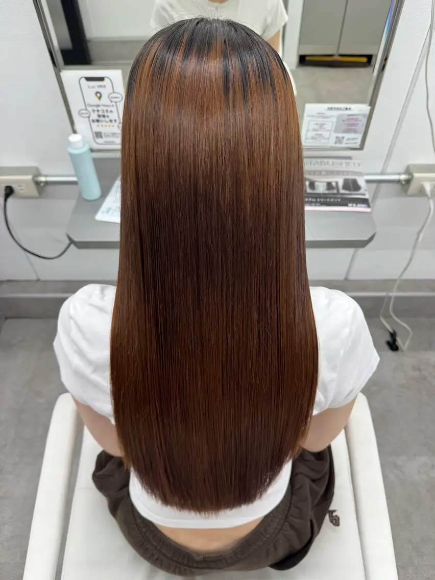 ロング 縮毛矯正 🌟モデル募集 /さら🩷のヘアスタイル