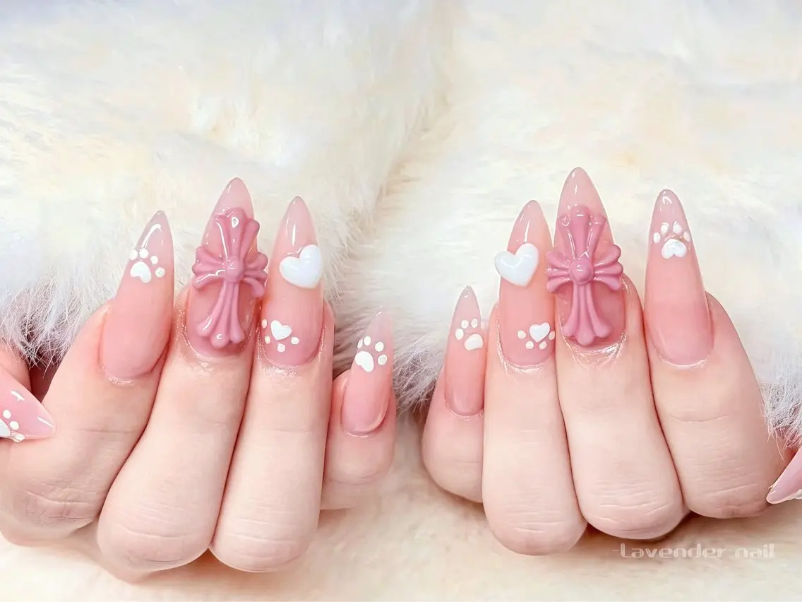 ネイル ハンドネイル Lavender nail·中島公園のネイルデザイン