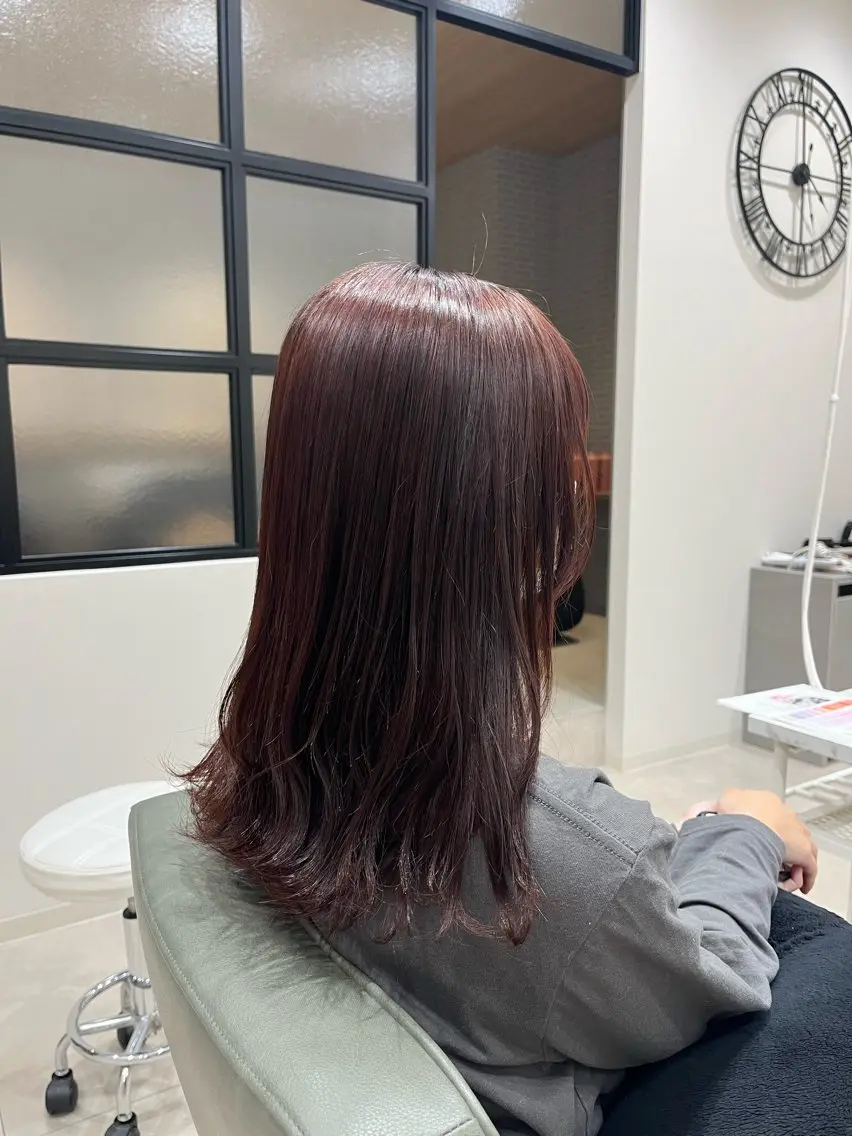 カラー ヘアカラー カラーモデル Takahataのヘアスタイル