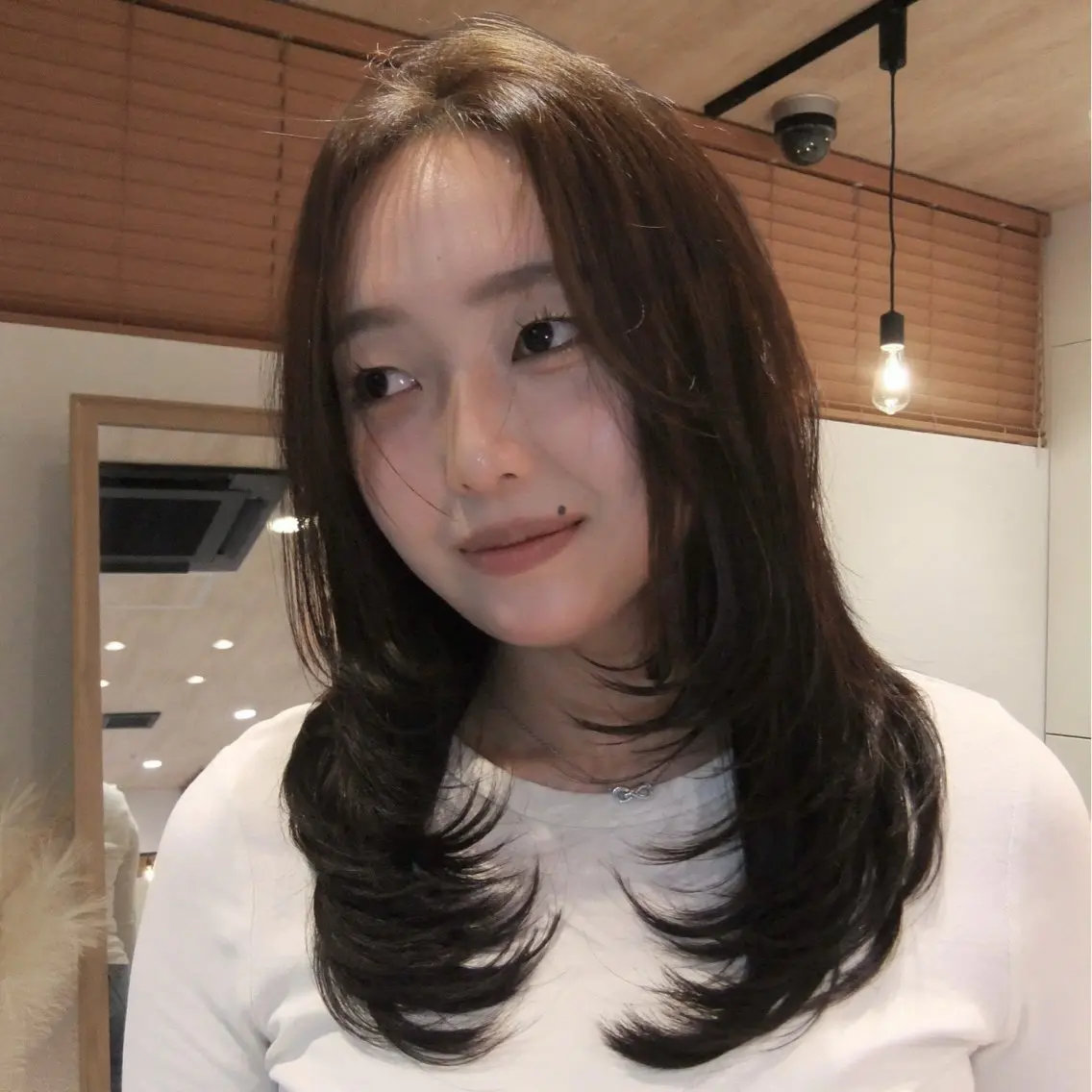 セミロング カラー カット ヘアカラー トリートメント レイヤー/似合わせ/ yuan⟡.·のヘアスタイル