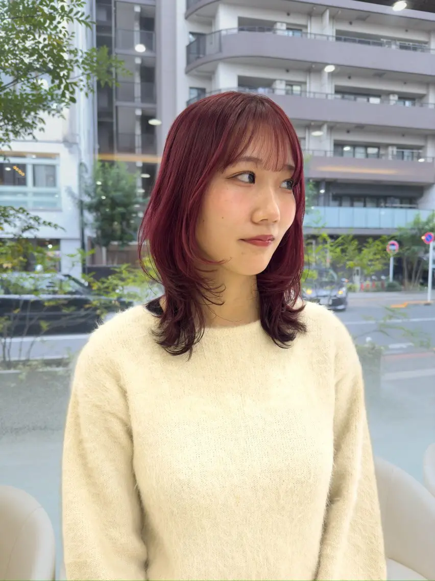ミディアム カラー Seeknext // Rukaのヘアスタイル