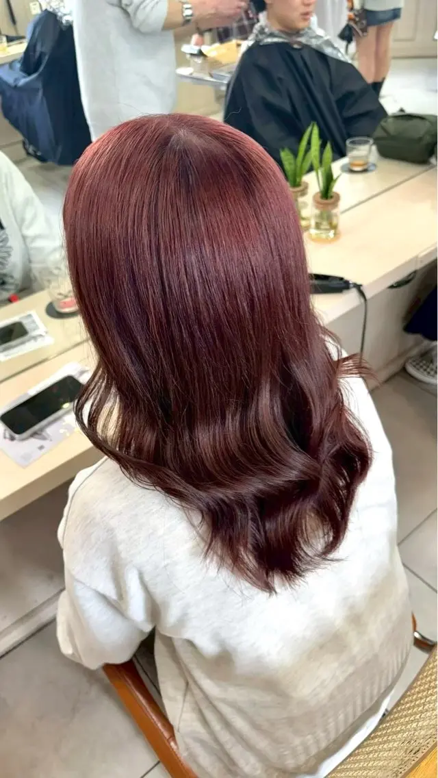 ロング ヘアカラー 横浜/ツヤカラー ‪/ヒトミのヘアスタイル