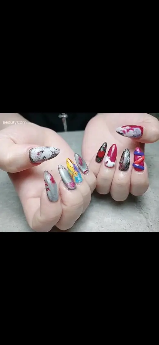 ネイル アートネイル ジェルネイル マグネットネイル 持ち込み SYR nail salonのネイルデザイン