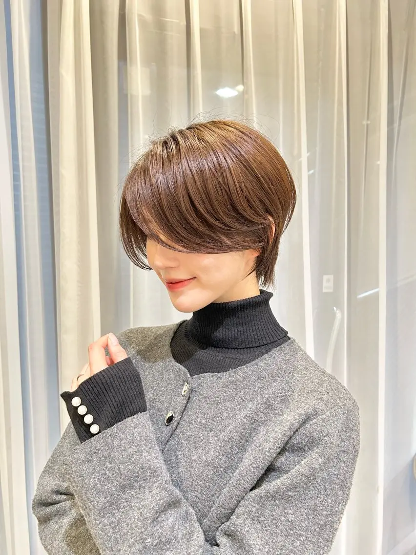 カット+カラー+プレミアムトリートメントの写真