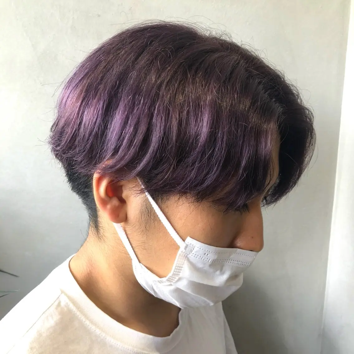 カラー メンズ カット ヘアカラー トリートメント ブリーチなしWカラー ✨縮毛矯正✨ワタベのヘアスタイル