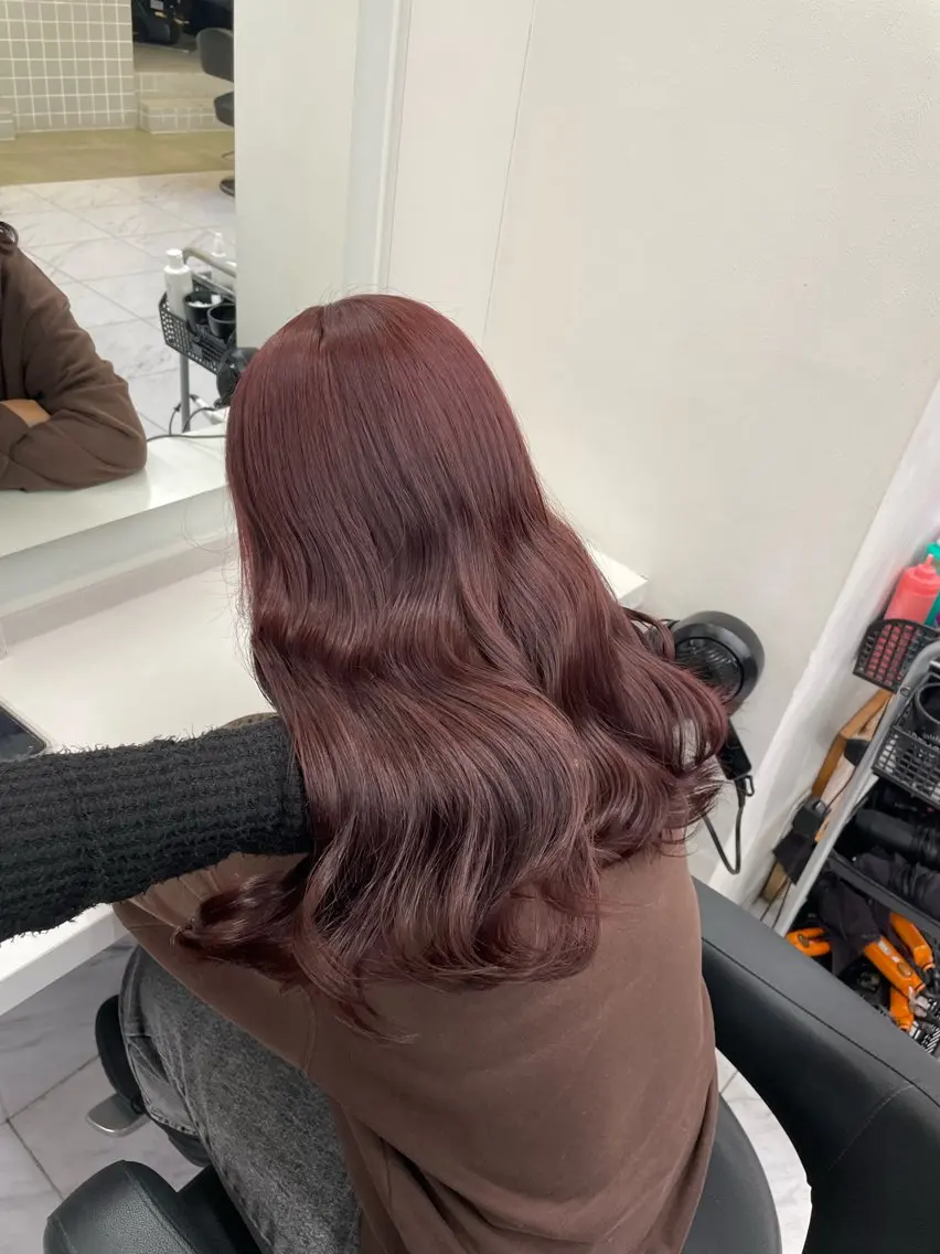 ロング カラー ヘアアレンジ ヘアカラー トリートメント ヘアセット 💗横浜美容室 💗HARUNAのヘアスタイル