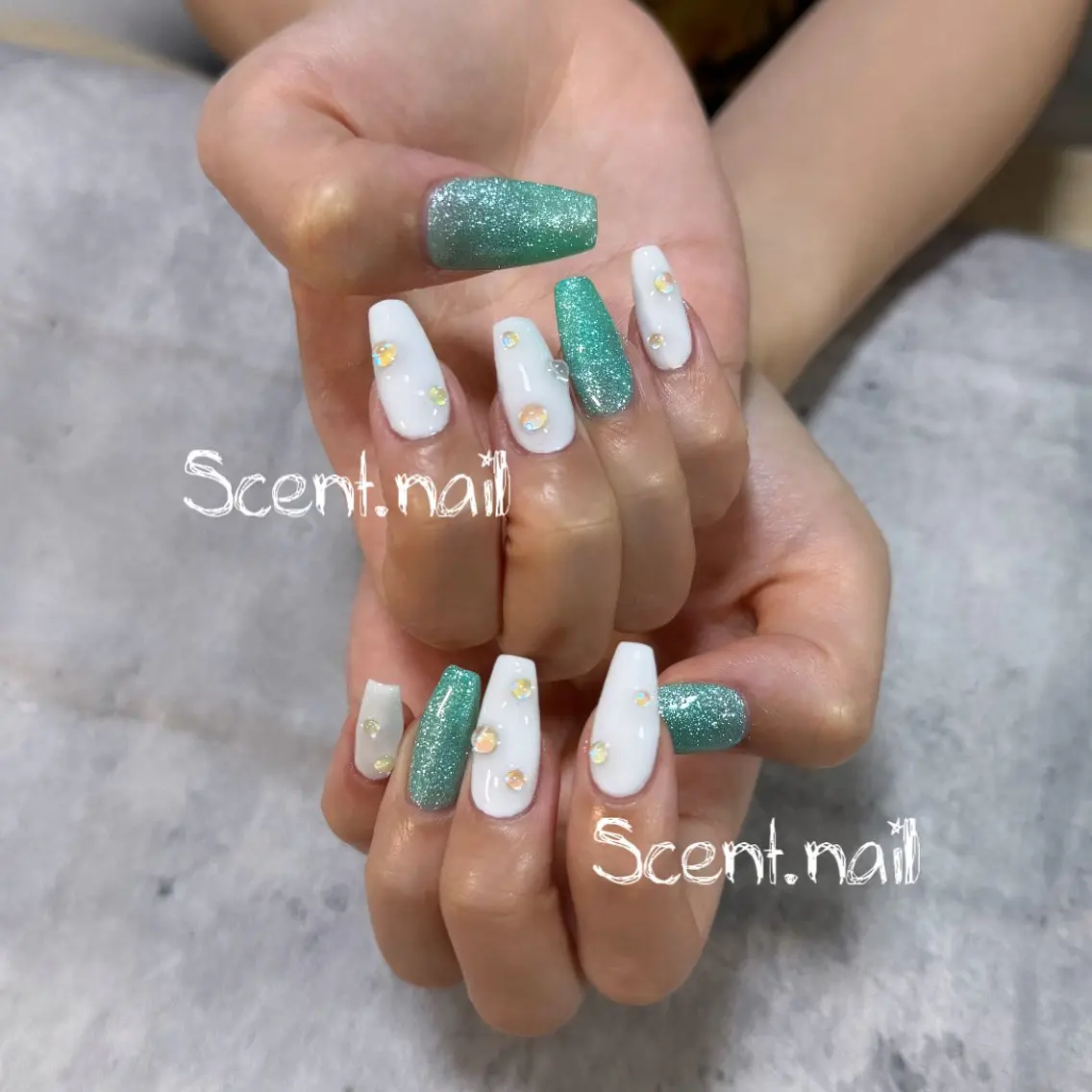 ネイル ワンカラーネイル ハンドネイル Scent.nail セントネイルのネイルデザイン