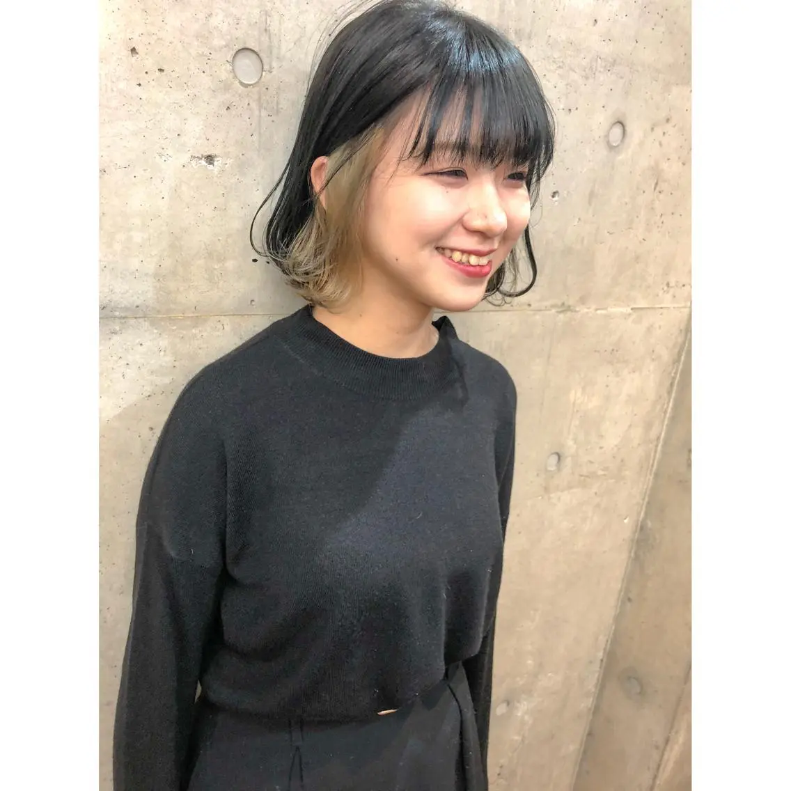 ミディアム カラー インナーカラー カット ヘアカラー トリートメント ヘアセット センスをお届けします 大谷将生infpのヘアスタイル