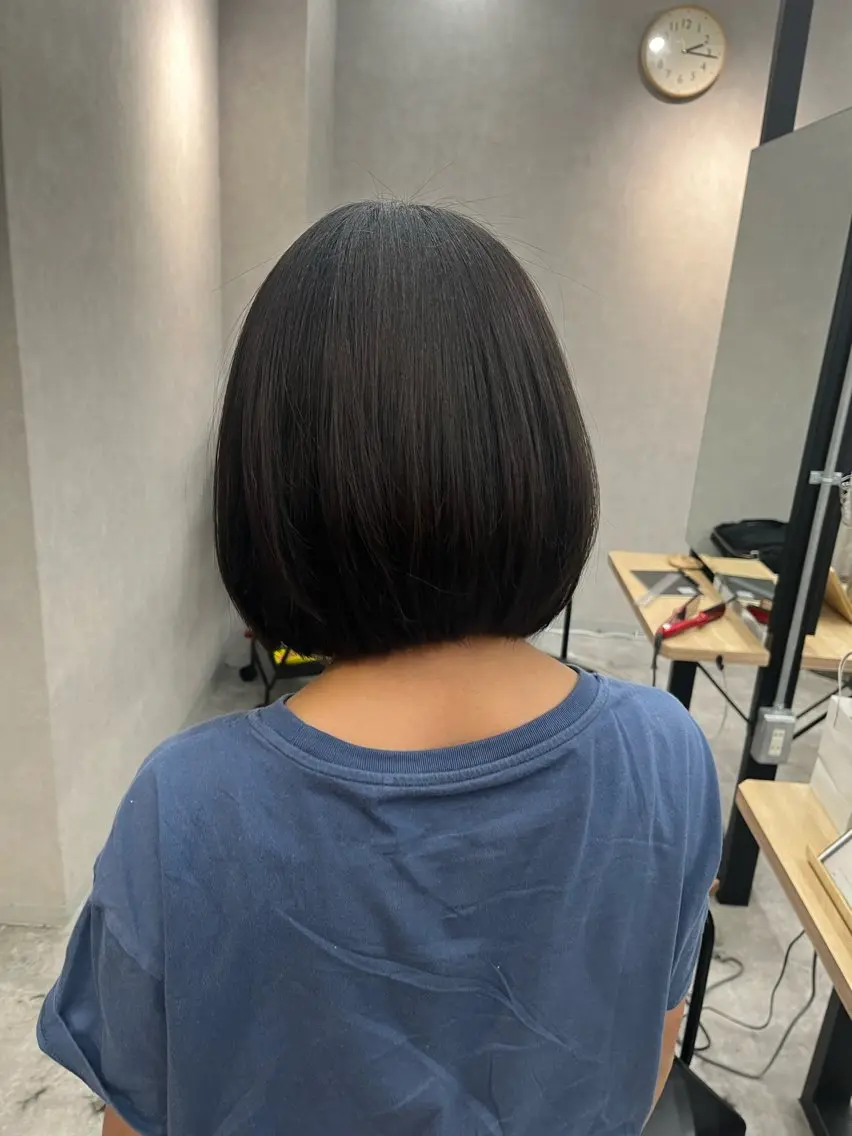 ミディアム パーマ 縮毛矯正 大人女子&髪改善専門 Nobuフリーランスのヘアスタイル