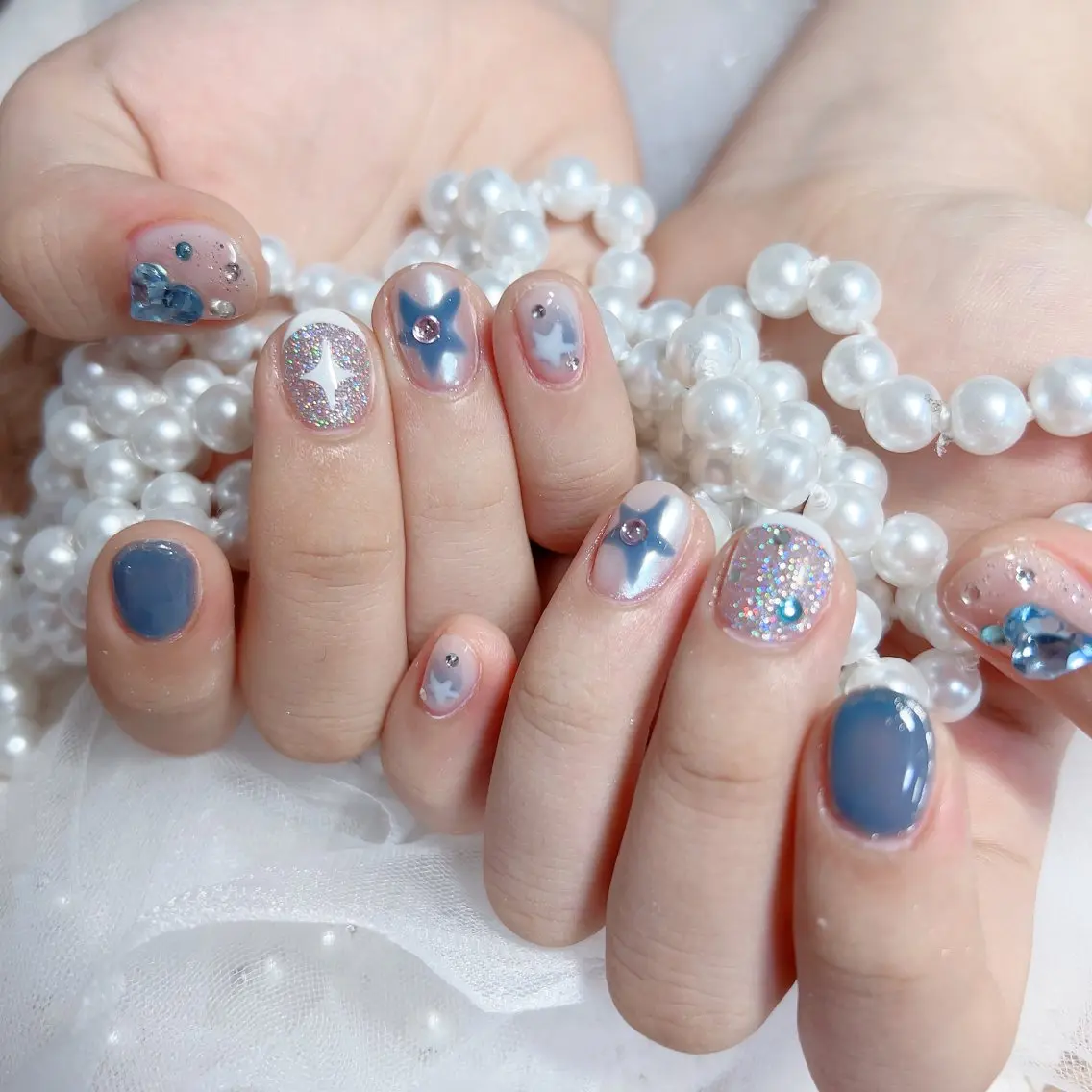 ネイル ハンドネイル M 🌷Nail 長さだし専門店のネイルデザイン