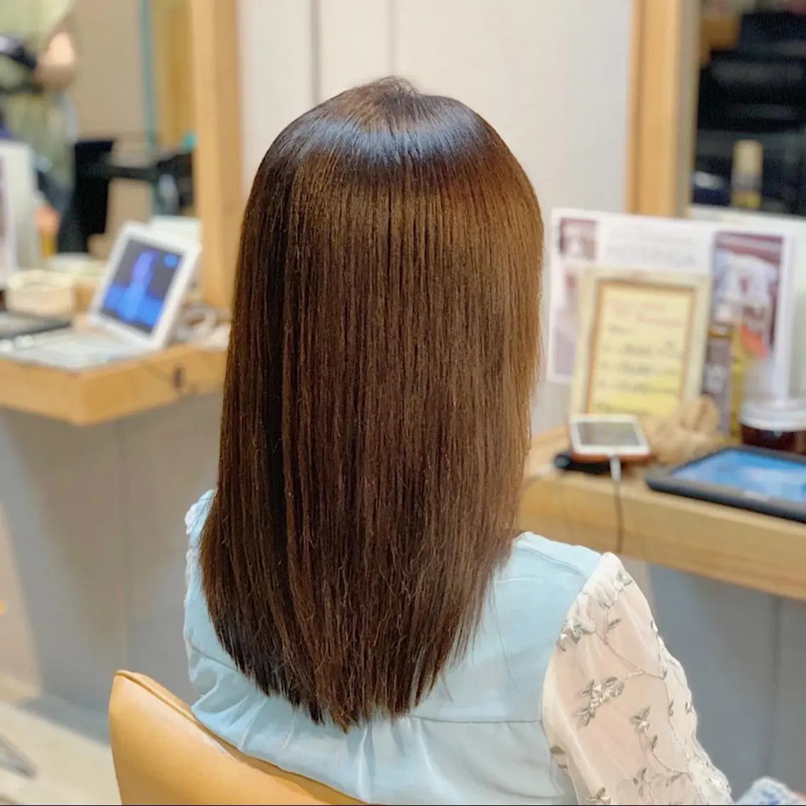 セミロング 🦋韓国系指名No1 店長/圓山 祐也🦋のヘアスタイル