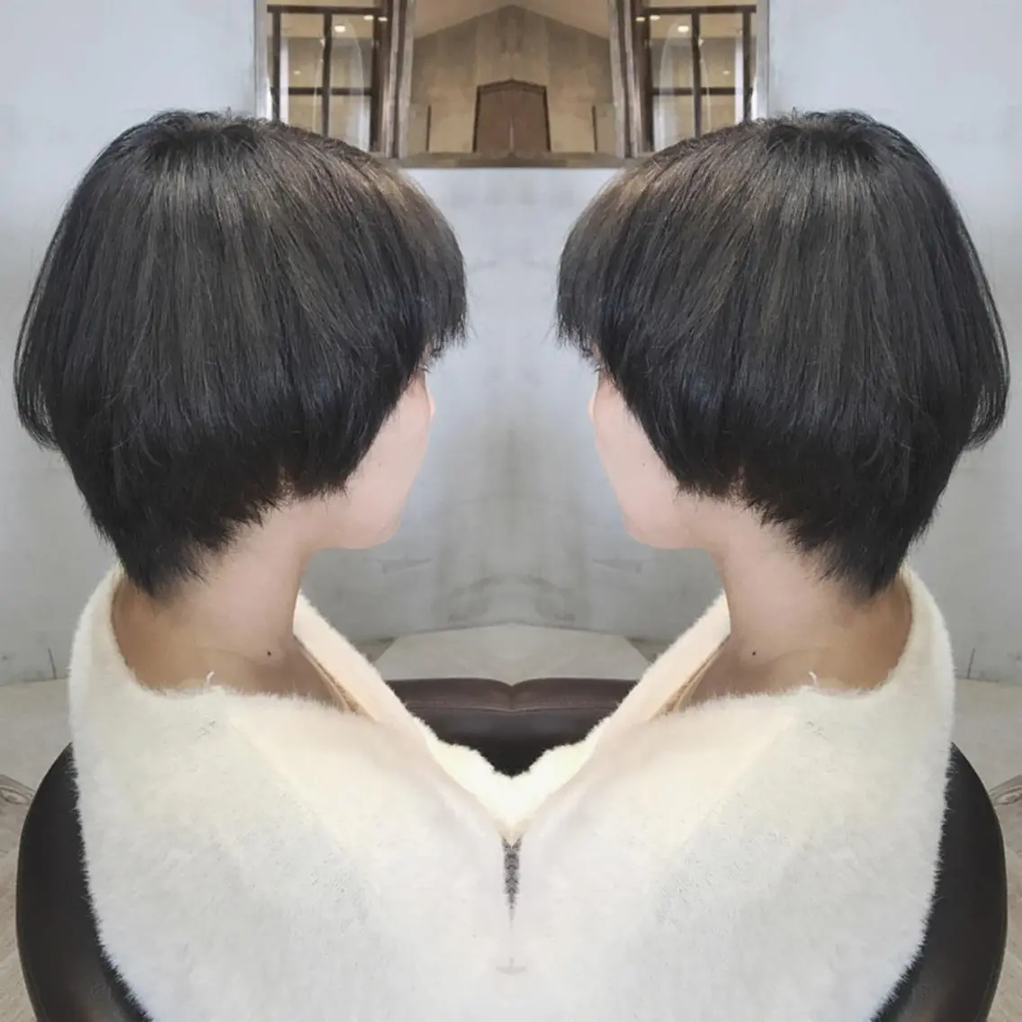 ショート カラー カット ヘアカラー トリートメント 重政 和樹のヘアスタイル