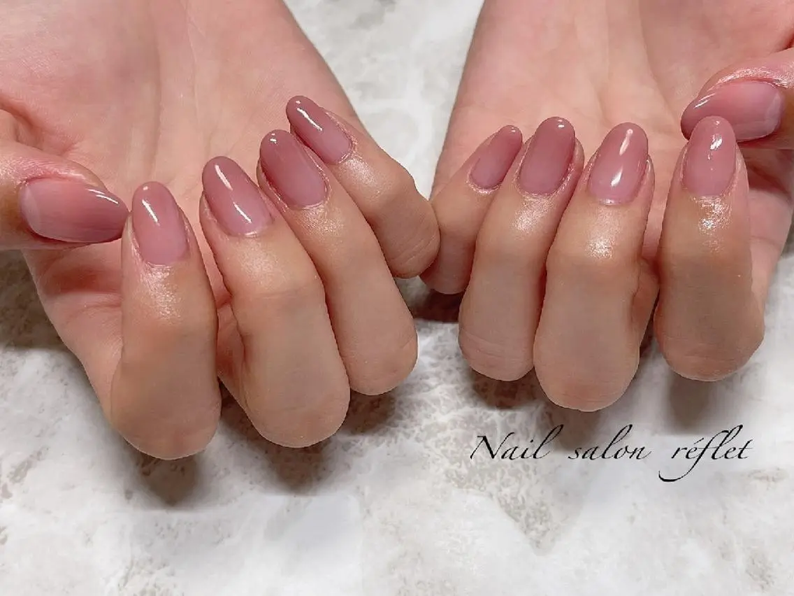 ネイル グラデーション ハンドネイル Nailsalon Lebelのネイルデザイン