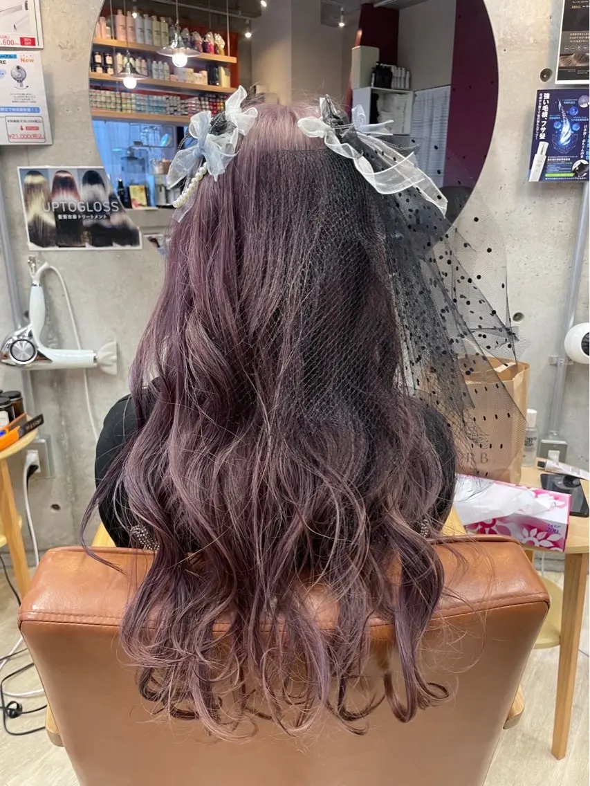 ロング ヘアアレンジ 東 史夏のヘアスタイル