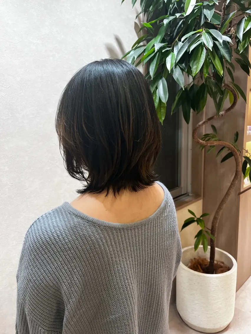 ミディアム Ha naのヘアスタイル