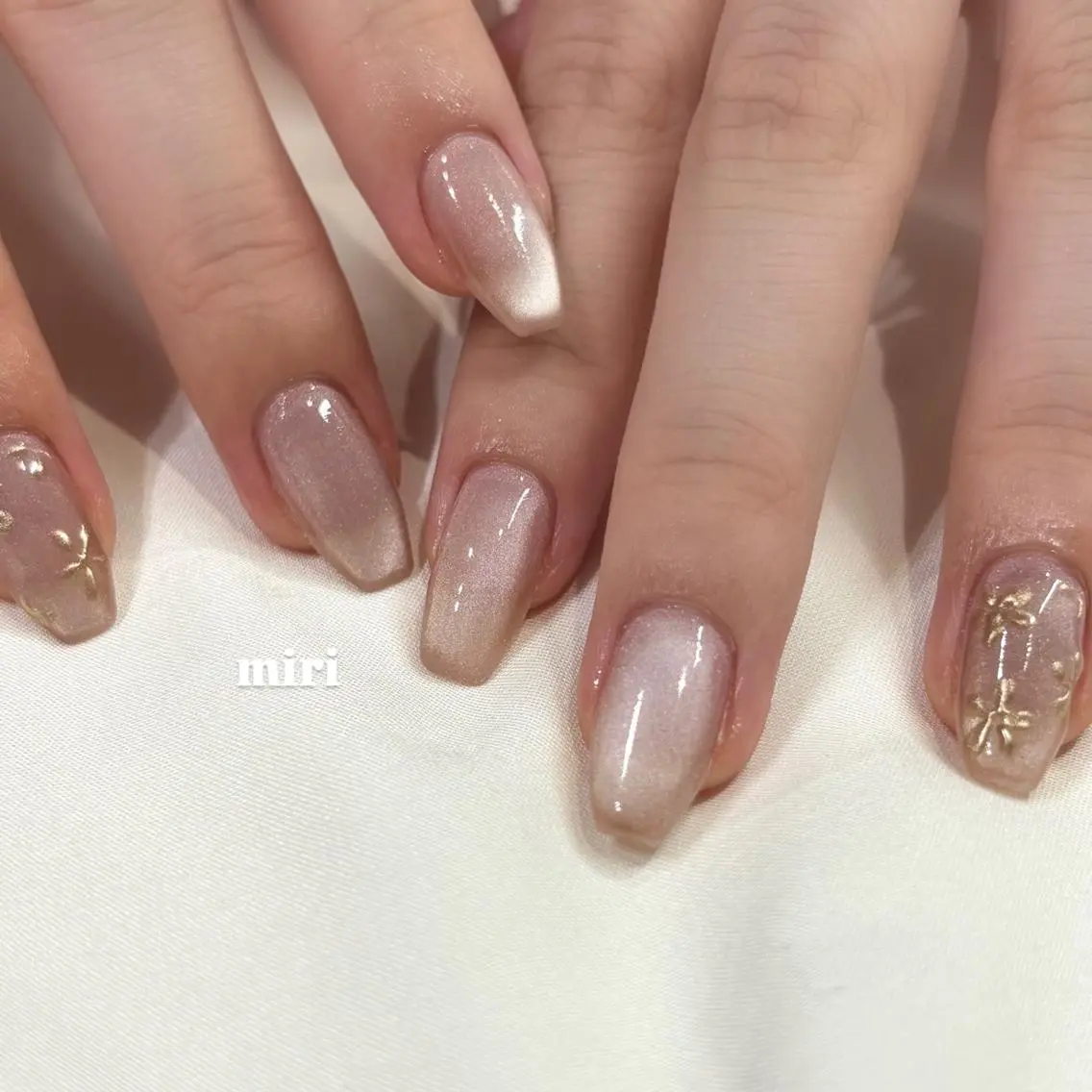 ネイル 新宿代々木/キレイめ ちゅるん/miriのネイルデザイン